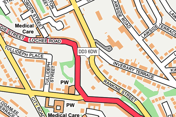 DD3 6DW map - OS OpenMap – Local (Ordnance Survey) DD3 6DW map - OS OpenMap – Local (Ordnance Survey)
