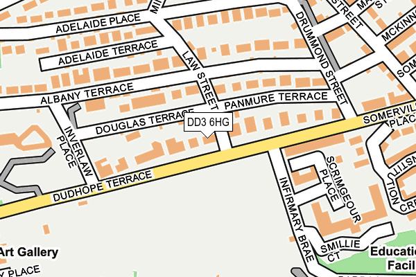 DD3 6HG map - OS OpenMap – Local (Ordnance Survey) DD3 6HG map - OS OpenMap – Local (Ordnance Survey)