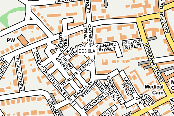 DD3 6LA map - OS OpenMap – Local (Ordnance Survey) DD3 6LA map - OS OpenMap – Local (Ordnance Survey)