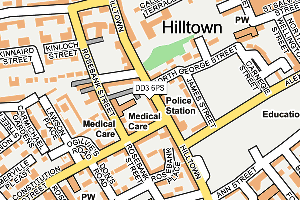 DD3 6PS map - OS OpenMap – Local (Ordnance Survey) DD3 6PS map - OS OpenMap – Local (Ordnance Survey)