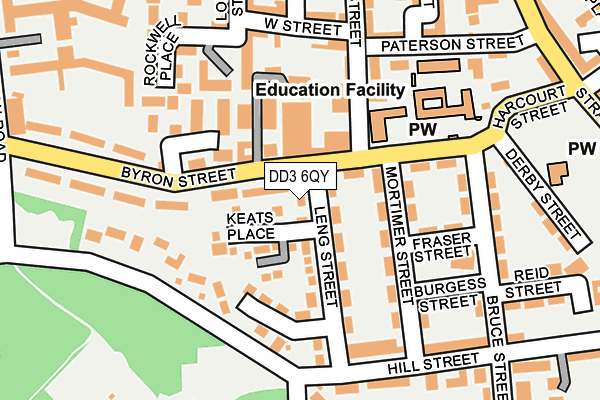 DD3 6QY map - OS OpenMap – Local (Ordnance Survey) DD3 6QY map - OS OpenMap – Local (Ordnance Survey)