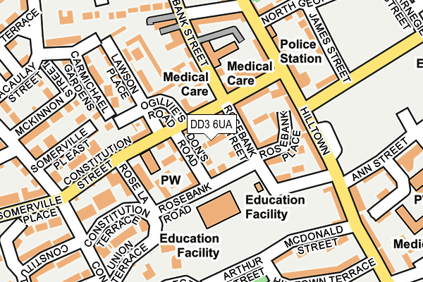 DD3 6UA map - OS OpenMap – Local (Ordnance Survey) DD3 6UA map - OS OpenMap – Local (Ordnance Survey)