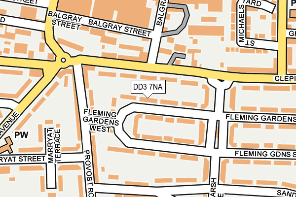 DD3 7NA map - OS OpenMap – Local (Ordnance Survey) DD3 7NA map - OS OpenMap – Local (Ordnance Survey)