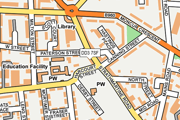 DD3 7SF map - OS OpenMap – Local (Ordnance Survey) DD3 7SF map - OS OpenMap – Local (Ordnance Survey)