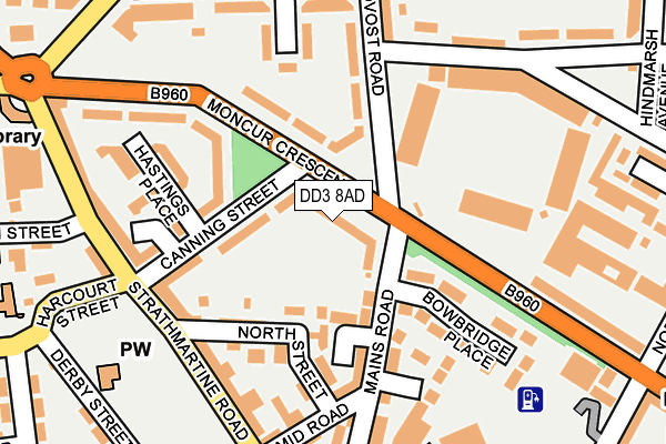 DD3 8AD map - OS OpenMap – Local (Ordnance Survey) DD3 8AD map - OS OpenMap – Local (Ordnance Survey)