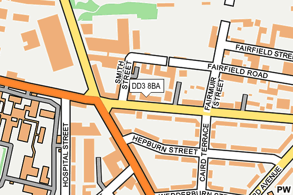 DD3 8BA map - OS OpenMap – Local (Ordnance Survey) DD3 8BA map - OS OpenMap – Local (Ordnance Survey)