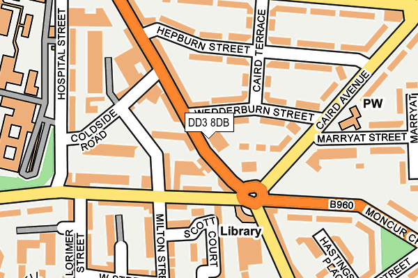 DD3 8DB map - OS OpenMap – Local (Ordnance Survey) DD3 8DB map - OS OpenMap – Local (Ordnance Survey)