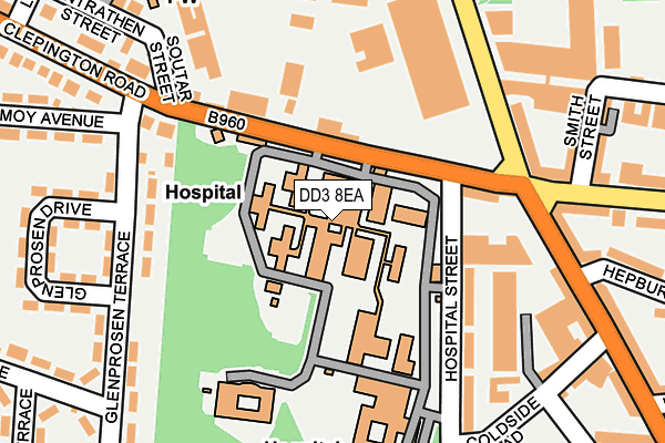 DD3 8EA map - OS OpenMap – Local (Ordnance Survey) DD3 8EA map - OS OpenMap – Local (Ordnance Survey)