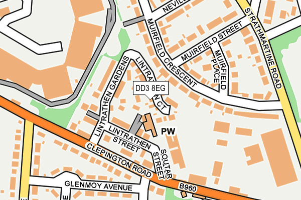 DD3 8EG map - OS OpenMap – Local (Ordnance Survey) DD3 8EG map - OS OpenMap – Local (Ordnance Survey)
