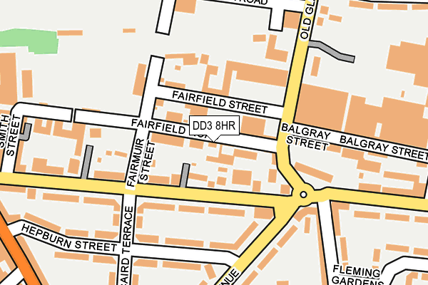 DD3 8HR map - OS OpenMap – Local (Ordnance Survey) DD3 8HR map - OS OpenMap – Local (Ordnance Survey)