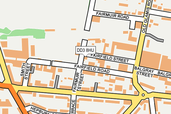 DD3 8HU map - OS OpenMap – Local (Ordnance Survey) DD3 8HU map - OS OpenMap – Local (Ordnance Survey)