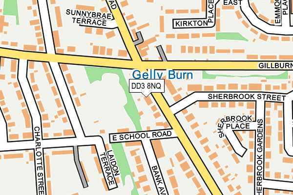 DD3 8NQ map - OS OpenMap – Local (Ordnance Survey) DD3 8NQ map - OS OpenMap – Local (Ordnance Survey)