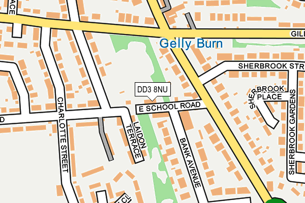 DD3 8NU map - OS OpenMap – Local (Ordnance Survey) DD3 8NU map - OS OpenMap – Local (Ordnance Survey)