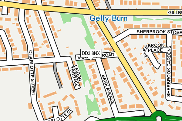DD3 8NX map - OS OpenMap – Local (Ordnance Survey) DD3 8NX map - OS OpenMap – Local (Ordnance Survey)