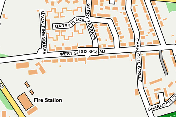 DD3 8PQ map - OS OpenMap – Local (Ordnance Survey) DD3 8PQ map - OS OpenMap – Local (Ordnance Survey)