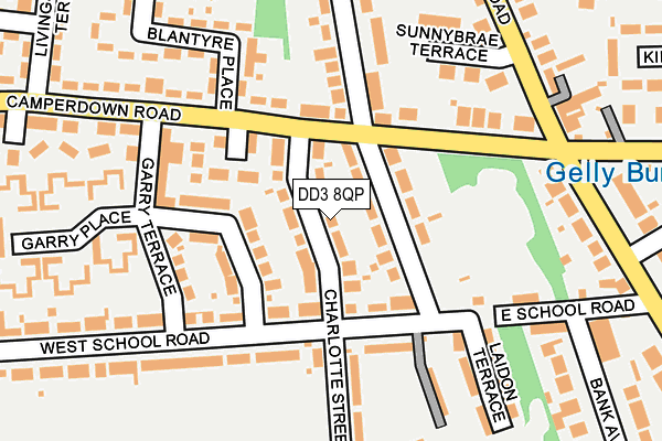DD3 8QP map - OS OpenMap – Local (Ordnance Survey) DD3 8QP map - OS OpenMap – Local (Ordnance Survey)