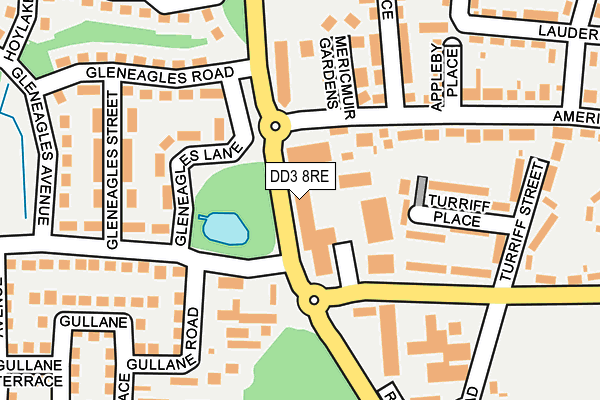 DD3 8RE map - OS OpenMap – Local (Ordnance Survey) DD3 8RE map - OS OpenMap – Local (Ordnance Survey)