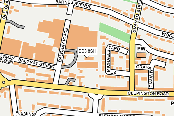 DD3 8SH map - OS OpenMap – Local (Ordnance Survey) DD3 8SH map - OS OpenMap – Local (Ordnance Survey)