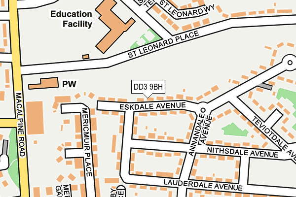 DD3 9BH map - OS OpenMap – Local (Ordnance Survey) DD3 9BH map - OS OpenMap – Local (Ordnance Survey)