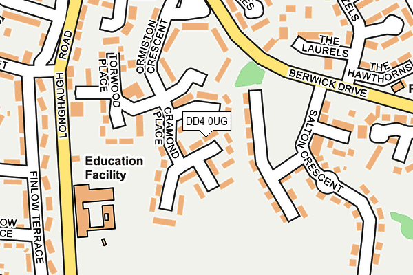 DD4 0UG map - OS OpenMap – Local (Ordnance Survey) DD4 0UG map - OS OpenMap – Local (Ordnance Survey)