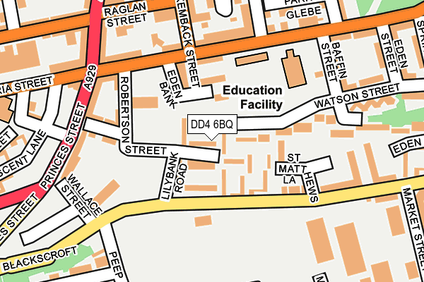 DD4 6BQ map - OS OpenMap – Local (Ordnance Survey)
