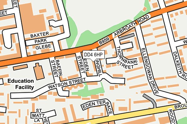 DD4 6HP map - OS OpenMap – Local (Ordnance Survey)