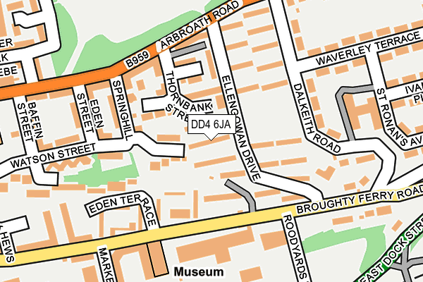 DD4 6JA map - OS OpenMap – Local (Ordnance Survey) DD4 6JA map - OS OpenMap – Local (Ordnance Survey)