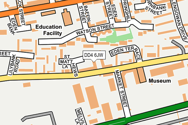 DD4 6JW map - OS OpenMap – Local (Ordnance Survey) DD4 6JW map - OS OpenMap – Local (Ordnance Survey)