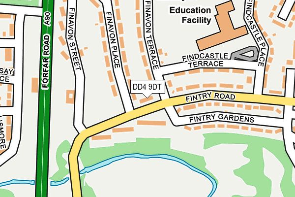 DD4 9DT map - OS OpenMap – Local (Ordnance Survey) DD4 9DT map - OS OpenMap – Local (Ordnance Survey)