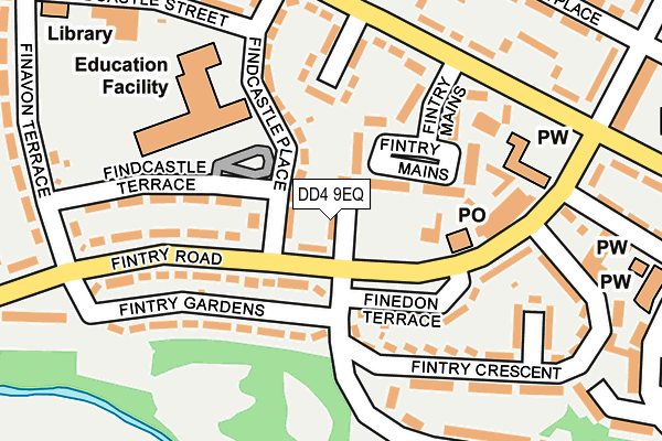 DD4 9EQ map - OS OpenMap – Local (Ordnance Survey)