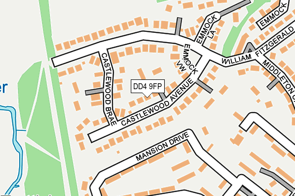 DD4 9FP map - OS OpenMap – Local (Ordnance Survey) DD4 9FP map - OS OpenMap – Local (Ordnance Survey)