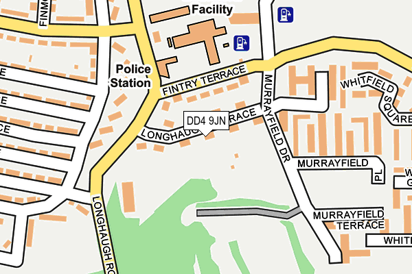 DD4 9JN map - OS OpenMap – Local (Ordnance Survey) DD4 9JN map - OS OpenMap – Local (Ordnance Survey)