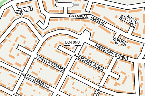 DD4 9NU map - OS OpenMap – Local (Ordnance Survey) DD4 9NU map - OS OpenMap – Local (Ordnance Survey)
