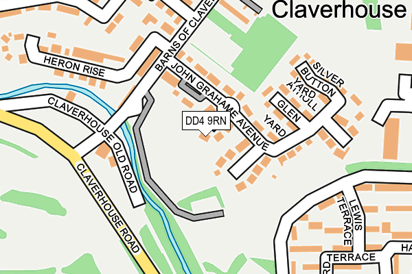 DD4 9RN map - OS OpenMap – Local (Ordnance Survey) DD4 9RN map - OS OpenMap – Local (Ordnance Survey)