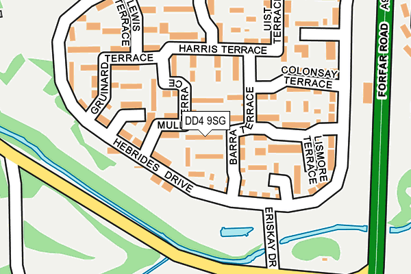 DD4 9SG map - OS OpenMap – Local (Ordnance Survey) DD4 9SG map - OS OpenMap – Local (Ordnance Survey)