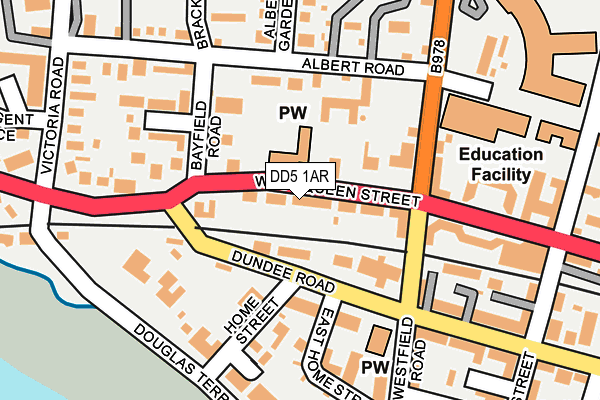 DD5 1AR map - OS OpenMap – Local (Ordnance Survey) DD5 1AR map - OS OpenMap – Local (Ordnance Survey)