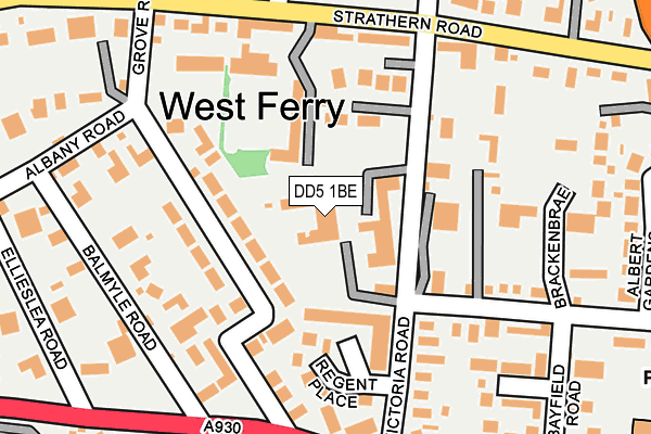 DD5 1BE map - OS OpenMap – Local (Ordnance Survey) DD5 1BE map - OS OpenMap – Local (Ordnance Survey)