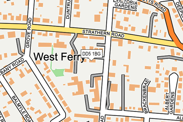 DD5 1BG map - OS OpenMap – Local (Ordnance Survey) DD5 1BG map - OS OpenMap – Local (Ordnance Survey)