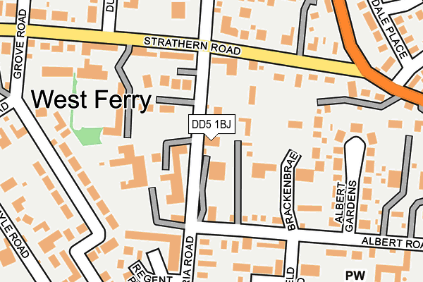 DD5 1BJ map - OS OpenMap – Local (Ordnance Survey) DD5 1BJ map - OS OpenMap – Local (Ordnance Survey)