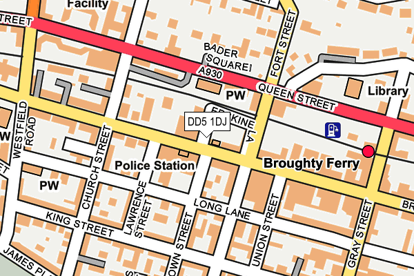 DD5 1DJ map - OS OpenMap – Local (Ordnance Survey) DD5 1DJ map - OS OpenMap – Local (Ordnance Survey)
