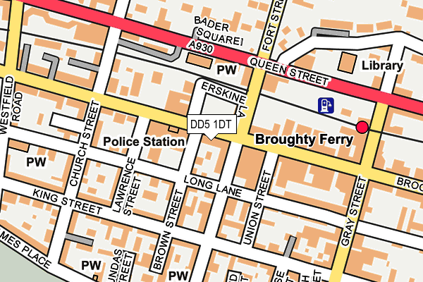 DD5 1DT map - OS OpenMap – Local (Ordnance Survey) DD5 1DT map - OS OpenMap – Local (Ordnance Survey)
