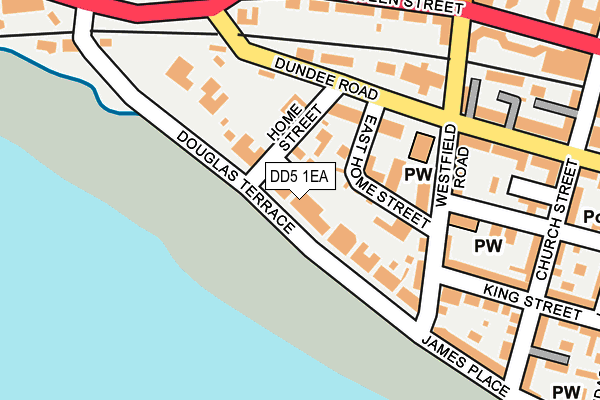 DD5 1EA map - OS OpenMap – Local (Ordnance Survey) DD5 1EA map - OS OpenMap – Local (Ordnance Survey)