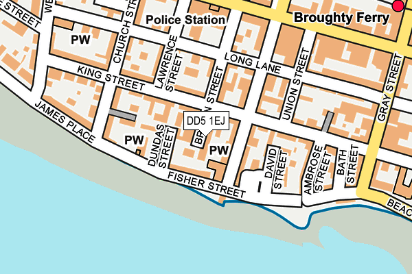 DD5 1EJ map - OS OpenMap – Local (Ordnance Survey) DD5 1EJ map - OS OpenMap – Local (Ordnance Survey)