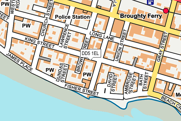 DD5 1EL map - OS OpenMap – Local (Ordnance Survey) DD5 1EL map - OS OpenMap – Local (Ordnance Survey)