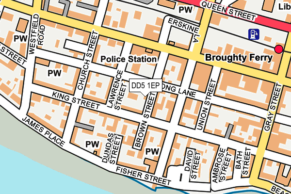 DD5 1EP map - OS OpenMap – Local (Ordnance Survey) DD5 1EP map - OS OpenMap – Local (Ordnance Survey)