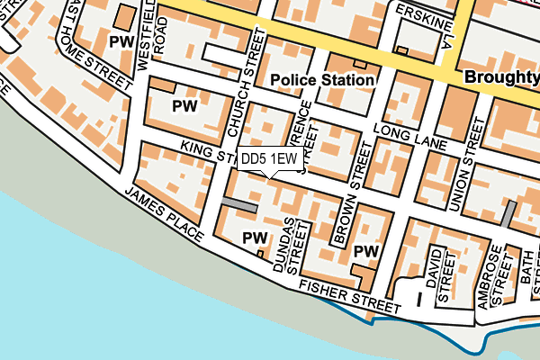 DD5 1EW map - OS OpenMap – Local (Ordnance Survey) DD5 1EW map - OS OpenMap – Local (Ordnance Survey)