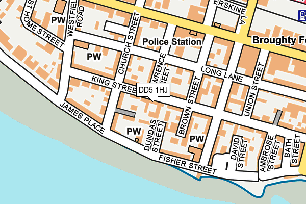 DD5 1HJ map - OS OpenMap – Local (Ordnance Survey) DD5 1HJ map - OS OpenMap – Local (Ordnance Survey)