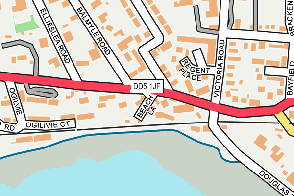 DD5 1JF map - OS OpenMap – Local (Ordnance Survey) DD5 1JF map - OS OpenMap – Local (Ordnance Survey)