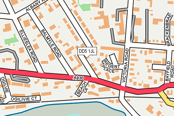 DD5 1JL map - OS OpenMap – Local (Ordnance Survey) DD5 1JL map - OS OpenMap – Local (Ordnance Survey)