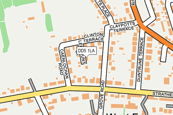 DD5 1LA map - OS OpenMap – Local (Ordnance Survey) DD5 1LA map - OS OpenMap – Local (Ordnance Survey)